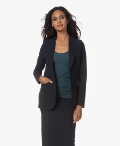 Japantky Yuu Getailleerde Blazer - Zwartblauw -Kleding Series Winkel 230718 eca449e8 17d7 4b65 96e1 95a52a9ae68d scaled