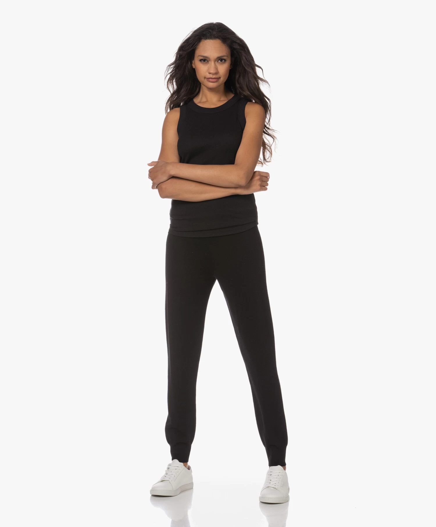 Gai+Lisva Karina Merino Gebreide Broek - Zwart 13 Gai+Lisva Karina Merino Gebreide Broek - Zwart - Afbeelding 13