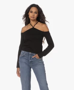 Iro Grenade Off-Shoulder Halter Longsleeve - Zwart -Kleding Series Winkel 230720 81dc33d3 a2a7 4ec7 87d5 46c593f86580 scaled