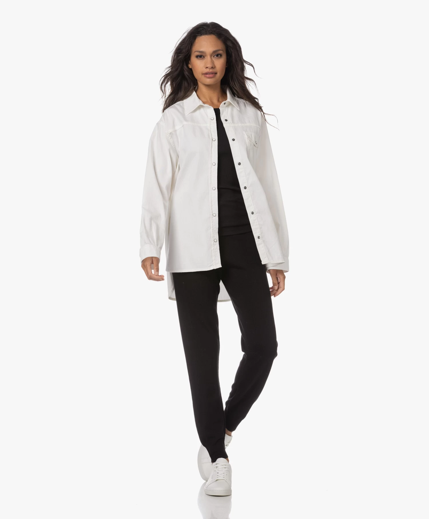 Gai+Lisva Karina Merino Gebreide Broek - Zwart 8 Gai+Lisva Karina Merino Gebreide Broek - Zwart - Afbeelding 8