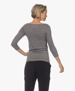 Majestic Filatures Adele T-Shirt Met Driekwart Mouwen - Grijs Mêlee 16 Majestic Filatures Adele T-Shirt Met Driekwart Mouwen - Grijs Mêlee -Kleding Series Winkel 230724 17c95f78 9ab2 4159 a020 83ab16f5af89 scaled