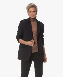 Closed Lola Oversized Scheerwolmix Blazer - Zwart -Kleding Series Winkel 230724 22285847 1bb9 41d7 a731 eac5f440cf0c scaled