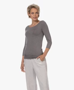 Majestic Filatures Adele T-Shirt Met Driekwart Mouwen - Grijs Mêlee 20 Majestic Filatures Adele T-Shirt Met Driekwart Mouwen - Grijs Mêlee -Kleding Series Winkel 230724 228fb66f f50a 4baa b24b 3df0025b490c scaled