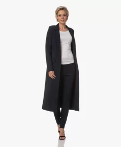 Japantky Beri Bonded Lange Blazer - Zwartblauw -Kleding Series Winkel 230724 51fef649 5277 4b4a 8a74 b94b02de9d2d scaled