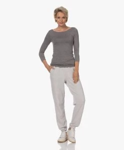 American Vintage Kodytown French Terry Sweatpants - Polar Melange -Kleding Series Winkel 230724 527b7945 7b20 4bb3 a2fd 43faa6459227