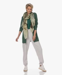 Lasalle Wollen Fountain Print Sjaal - Groen/Multi -Kleding Series Winkel 230724 55ff2483 c512 43b2 8820 c9ce9450bdad scaled
