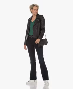 Drykorn Avivi Slub Jersey T-Shirt - Groen -Kleding Series Winkel 230724 67b5ea99 2e9f 49e1 8369 b4af862d2326 scaled