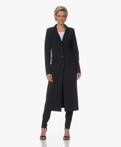 Japantky Beri Bonded Lange Blazer - Zwartblauw -Kleding Series Winkel 230724 6ef1a94e 1f26 441d ae2d 693a237d9bad scaled