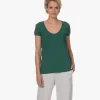 Drykorn Avivi Slub Jersey T-Shirt - Groen