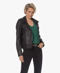 By-Bar Leren Bikerjack - Zwart -Kleding Series Winkel 230724 b3f79d64 e297 4b73 881b 1607070c19c4 scaled