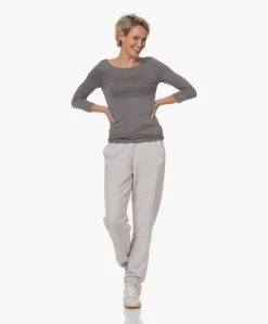 Majestic Filatures Adele T-Shirt Met Driekwart Mouwen - Grijs Mêlee -Kleding Series Winkel 230724 d4f886f7 540d 4931 b28b 8571d9580096