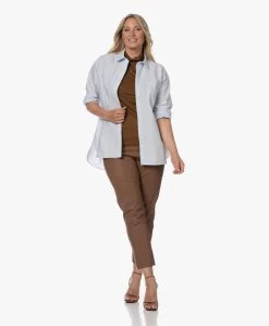 By Malene Birger Florentina Leren Broek - Dark Tan -Kleding Series Winkel 230725 3db5f3bd 0637 4ec1 8396 e7a95b585424