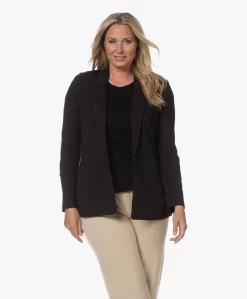 Repeat Modalmix Jersey Blazer - Zwart -Kleding Series Winkel 230725 727ff1cc dd03 40ed a7b0 1bc541194864 scaled