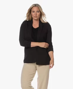 Repeat Modalmix Jersey Blazer - Zwart -Kleding Series Winkel 230725 7c3592e4 ece7 4792 9bb6 fed1374d5e34 scaled