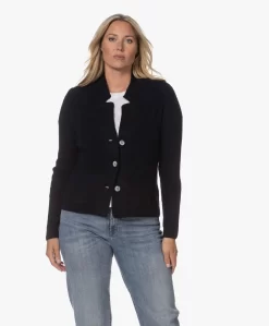 Kyra Kitty Rib Gebreid Wolmix Vest - Donker Navy -Kleding Series Winkel 230725 dd433fe6 09bc 4084 8b20 6ec74524c653 scaled