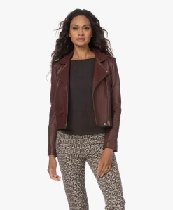 Iro Ashville Leren Bikerjack - Bordeaux -Kleding Series Winkel 230727 0dd43856 8a0d 486e a7e9 9b58863df251 scaled