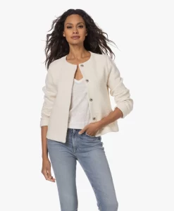 No Man'S Land Katoen-Wolmix Bouclé Jasje - Crème -Kleding Series Winkel 230727 2963072d 4bef 4c80 b348 375014758830 scaled