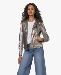 Iro Newhan Metallic Lamsleren Jack - Golden Brown -Kleding Series Winkel 230727 3558f87c 2d2d 45f2 b9ae af79ff82cc6c scaled