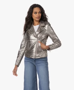 Iro Newhan Metallic Lamsleren Jack - Golden Brown -Kleding Series Winkel 230727 6c1d6970 9112 47ba 922c fc579eea8808 scaled