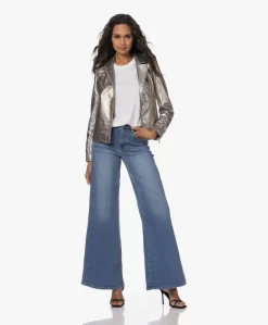 Iro Newhan Metallic Lamsleren Jack - Golden Brown -Kleding Series Winkel 230727 6cd94413 6fbf 4878 9a8c d1100efce38a scaled