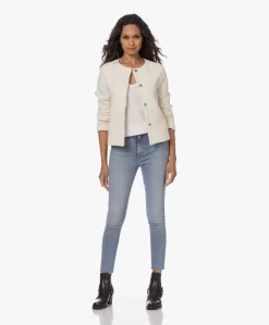 No Man'S Land Katoen-Wolmix Bouclé Jasje - Crème -Kleding Series Winkel 230727 6e087851 82d8 4ccb 9ba6 a955ad58f81a scaled