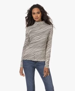 No Man'S Land Viscose Colshirt Met Streepdessin - Champagne -Kleding Series Winkel 230727 9e3bf143 7ba2 4f0c b174 f118d5fc0c3c