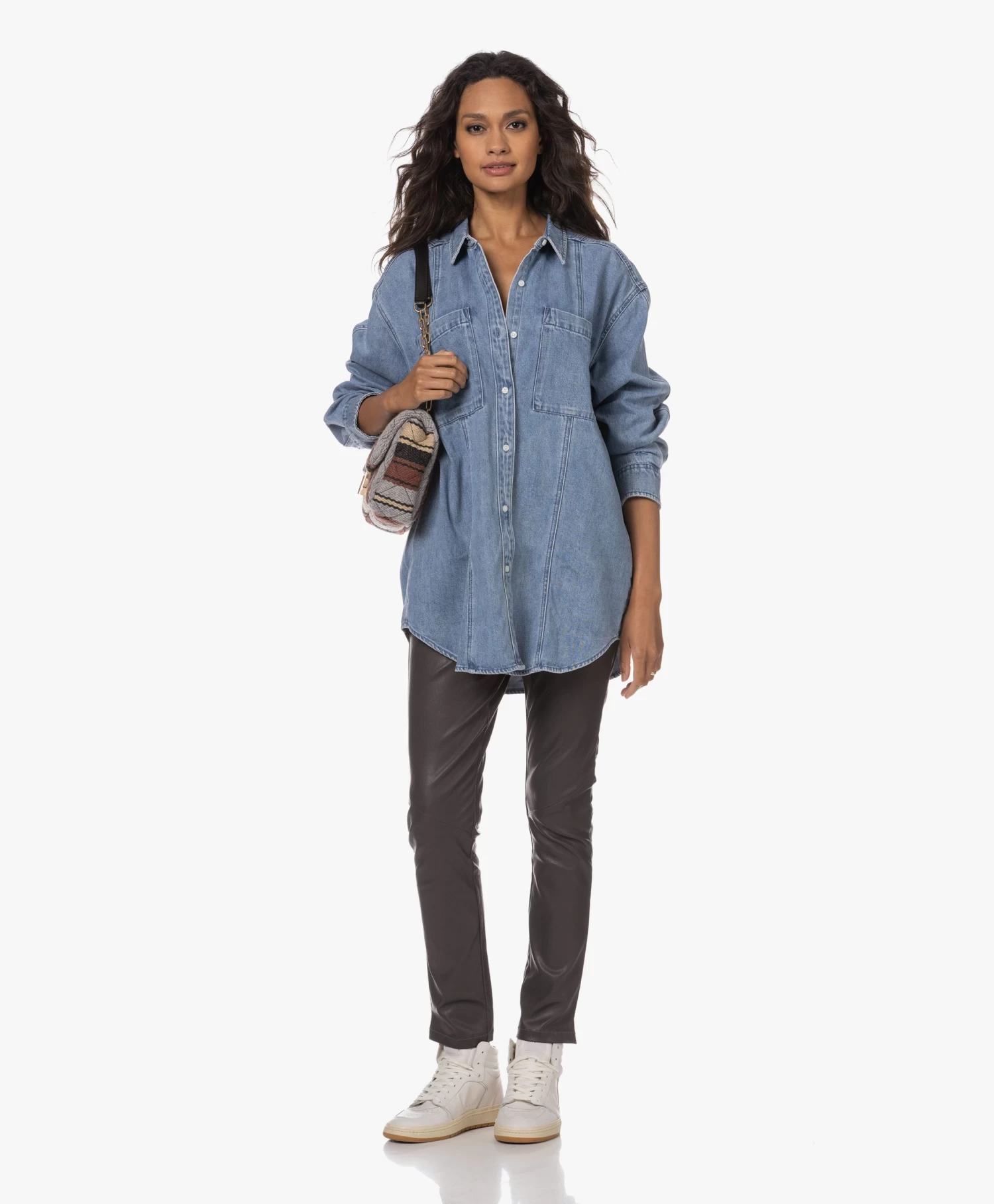 Closed Leren High-Top Sneakers - Wit 9 Closed Leren High-Top Sneakers - Wit - Afbeelding 9