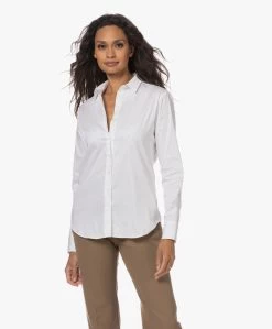 No Man'S Land Katoenmix Overhemdblouse - Wit -Kleding Series Winkel 230727 bd720710 b094 4bc2 9651 6900f083eb26
