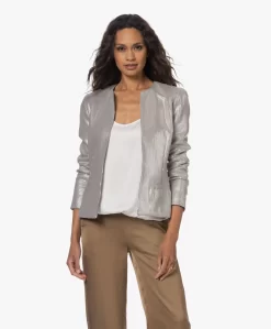 Iro Elbaz Kraagloze Pailletten Blazer - Zilver -Kleding Series Winkel 230727 c3e9665e 94f2 45a6 9cfa 23949fccfe58 scaled
