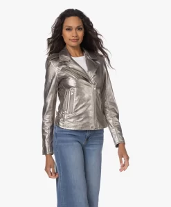 Iro Newhan Metallic Lamsleren Jack - Golden Brown -Kleding Series Winkel 230727 c6f57dbc d97b 4f08 bf54 e2e3604404b3 scaled