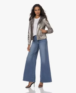 Iro Newhan Metallic Lamsleren Jack - Golden Brown -Kleding Series Winkel 230727 fe04ba3d 325b 4857 9b93 1660ed4764c7 scaled