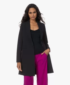 Japantky Yone Lange Travel Jersey Blazer - Zwartblauw -Kleding Series Winkel 230801 406bd2ff 2d41 4868 9a4c 061cfacd336a scaled