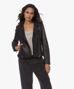 By-Bar Leren Bikerjack - Zwart -Kleding Series Winkel 230801 6db2cf38 0fc3 4e0c 8c54 d3865081a147 scaled