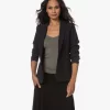 Japantky Buzy Bonded Travel Jersey Blazer - Diepzwart