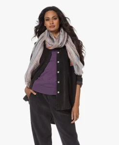 Lasalle Linnen Strepenprint Sjaal - Multi-Color -Kleding Series Winkel 230801 9efdef57 3c64 4e1e bb58 3d825c236658 scaled