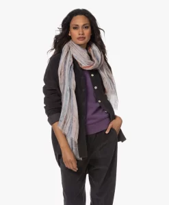 Lasalle Linnen Strepenprint Sjaal - Multi-Color -Kleding Series Winkel 230801 c4a72783 2d46 413d 9162 abbac20e32db scaled