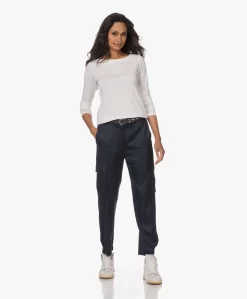 Lasalle Lyocell Jersey Boothals Longsleeve - Panna -Kleding Series Winkel 230801 db06d911 195b 4708 9794 9293de35c20d scaled