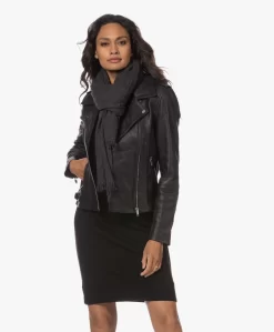 Lasalle Geweven Cashmere Sjaal - Fog