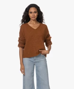 American Vintage East Alpacamix V-Hals Trui - Cinnamon Melange -Kleding Series Winkel 230802 33a00555 7b50 40fe 86cd 199aebf659f7 scaled