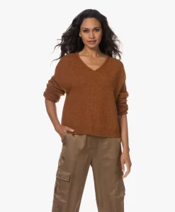 American Vintage East Alpacamix V-Hals Trui - Cinnamon Melange -Kleding Series Winkel 230802 3fb17056 be98 4f0d 91fb 2dd8875a95ec scaled