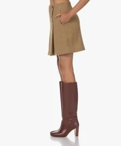 Pomandère Linnen-Wolmix Visgraatdessin Rok - Honey -Kleding Series Winkel 230802 4b1fc3f1 c317 4ab6 b356 374c3f4080af scaled