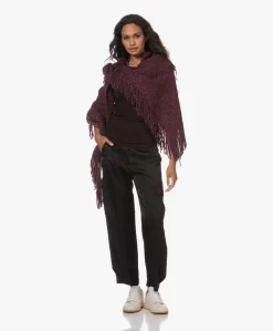 Majestic Filatures Adele T-Shirt Met Driekwart Mouwen - Aubergine -Kleding Series Winkel 230802 67a45b0b 3db4 461c 82ca a363efcfbe06 scaled