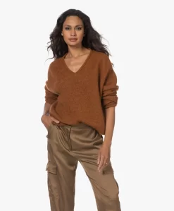 American Vintage East Alpacamix V-Hals Trui - Cinnamon Melange -Kleding Series Winkel 230802 7ff9d5cb 5b4d 4750 a48c 44687993b55f scaled