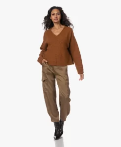 American Vintage East Alpacamix V-Hals Trui - Cinnamon Melange -Kleding Series Winkel 230802 874ca92a 12e4 4f49 9336 9bc74cdf90e5 scaled