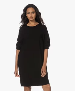 Drykorn Kadyra Naadloos Gebreide Wollen Mini Jurk - Zwart -Kleding Series Winkel 230802 96d8cc53 2d9d 40f1 b497 d8d098aed250 scaled