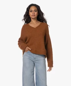 American Vintage East Alpacamix V-Hals Trui - Cinnamon Melange -Kleding Series Winkel 230802 cbec20aa b225 4d7a a755 8fd3b2e4657c scaled