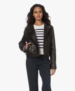 Enes Antwerp Bella Nappa Leren Bikerjack - Zwart -Kleding Series Winkel 230802 d40e774d 1441 4299 8d1d bcebff646e7a scaled