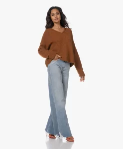 American Vintage East Alpacamix V-Hals Trui - Cinnamon Melange -Kleding Series Winkel 230802 e75ac97f 469f 48da b186 a99f4f73c1f7 scaled