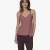 Japantky Tanka Travel Jersey Spaghetti Top - Mauve