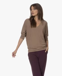 Japantky Yamas Travel Jersey Longsleeve - Nougat